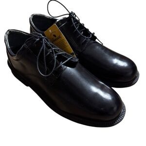 Thorogood Black Leather Loafer Workwear Shoes